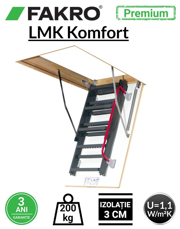 Scara pod metal Fakro LMK Komfort Scara pod metal Fakro LMK Komfort
